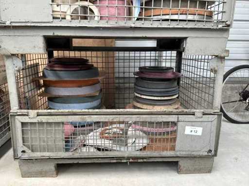 Mixed Lot Grinding Wheels New & Used - Various Diameters & Material Thickness & Bore - Including the Mesh Box