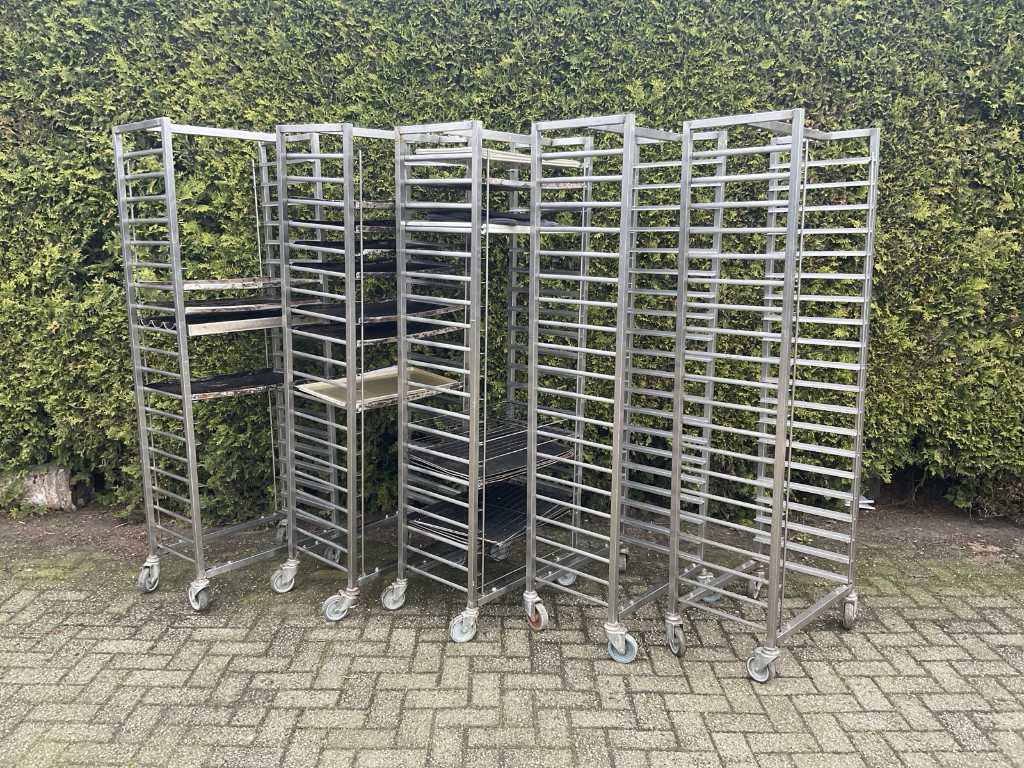 Stainless Steel Cooling Trolley (5x)