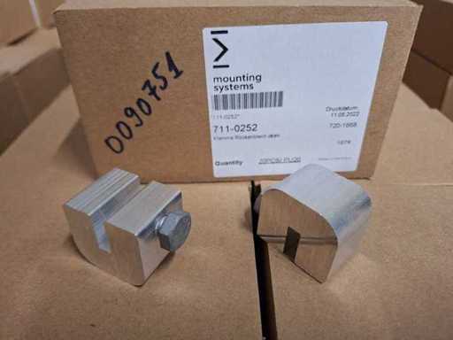 Various mounting fixtures, accessories for solar panels