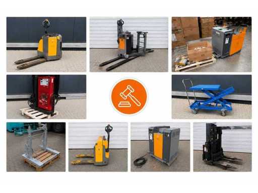 Industrial trucks, D | Pallet trucks, order pickers, lifting platforms and battery chargers from various manufacturers