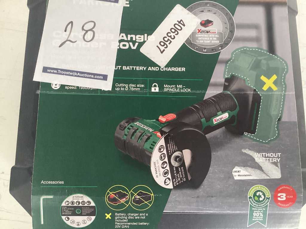 Parkside 12v cordless angle best sale grinder lidl