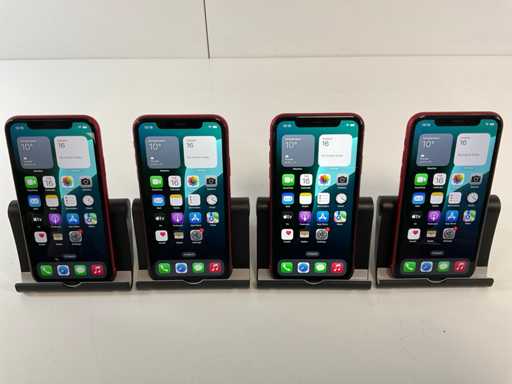 Apple iPhone XR - 64 Go - Rouge (4x)