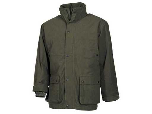 Buitenjas, olijfkleurig, zo goed als nieuw (MR) (2x)