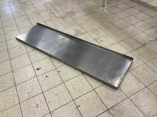 Stainless steel wall shelf