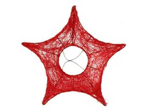 RS Star sisal Ø25cm rosso (7250x)