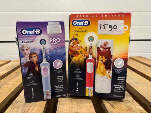 Oral-b – Braun – Zahnbürste – Mundpflege (2x)