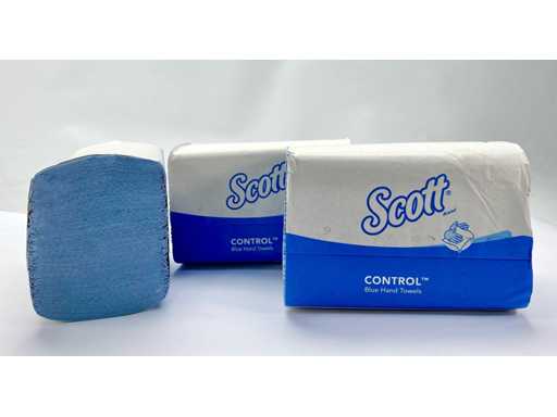 *NOU* Prosoape de hârtie Scott CONTROL™, prosoape de mâini, șervețele șervețele albastre (pachete de 120)