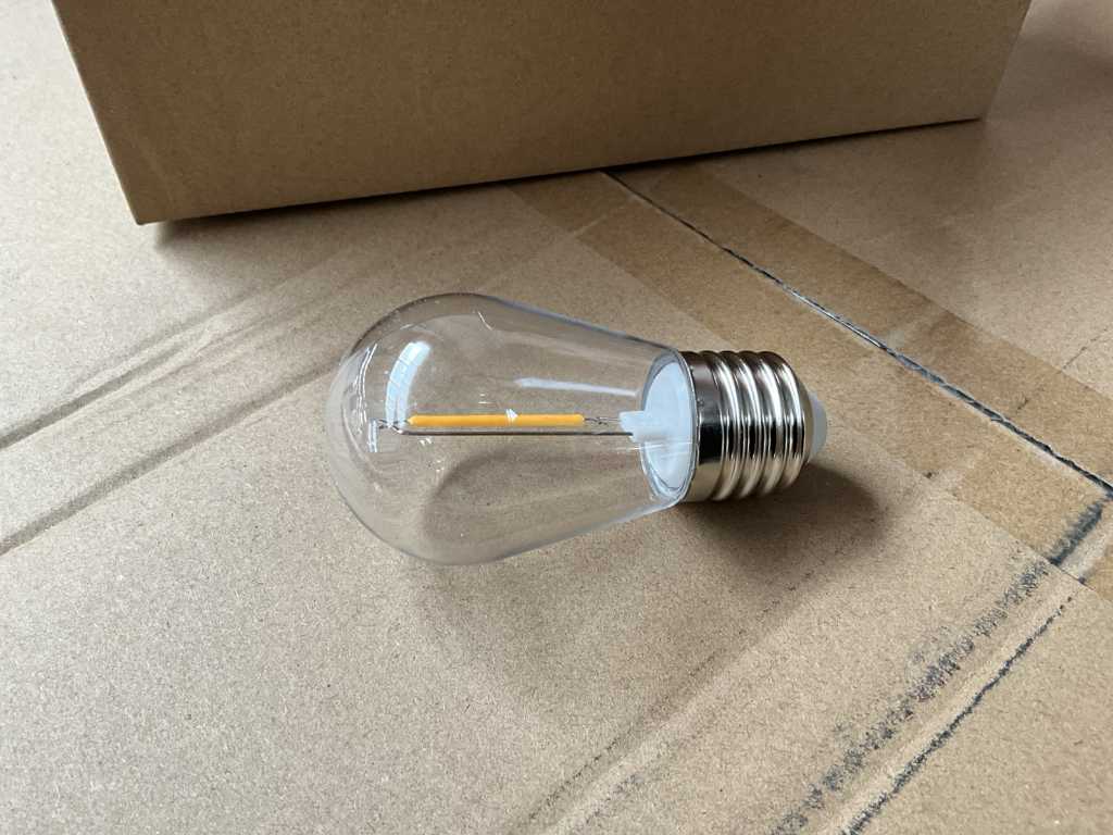 100x Filament LED 1W