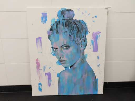 Oil painting on canvas "Sunset in Byron"