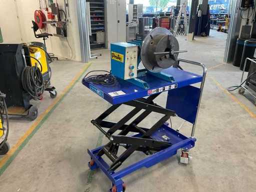 PTM 100B Welding Manipulator on Lift Table