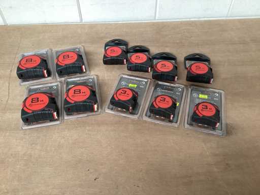 Metro a nastro 7Industries da 3, 5 e 8 metri (11x)