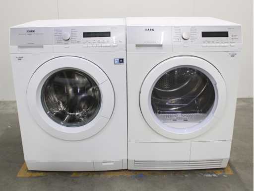 AEG Lavamat Inverter Motor Technology Protex Wasmachine & AEG Lavatherm Protex Wasdroger