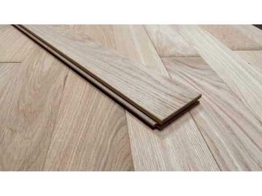 Vloerplank Massief Europees Eikenhout Natur 4V Ongefinisht