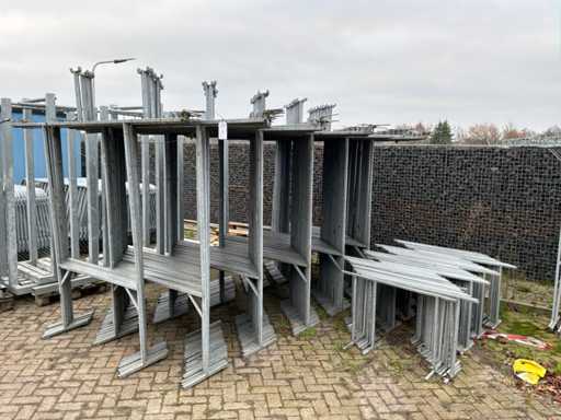 Batch of market stalls