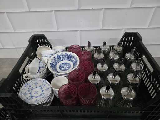 Un set de diverse faroare de vânt și boluri de zahăr