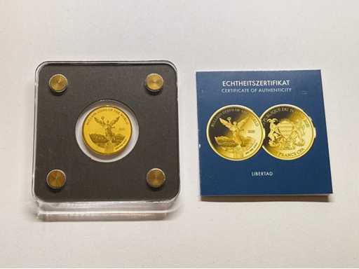 1/500 OZ 999 Fine Gold Springbok Chad