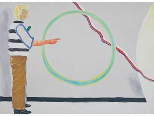 Roger Raveel - de schepping van de cirkel - offset