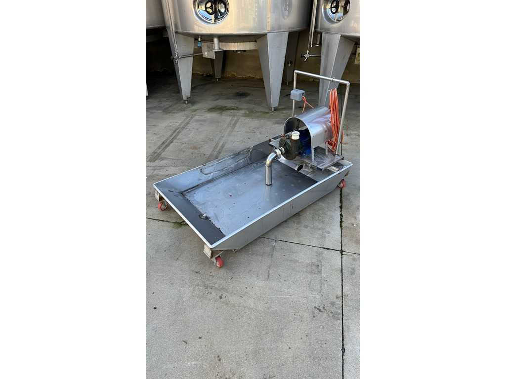 Stainless steel washing tank tray