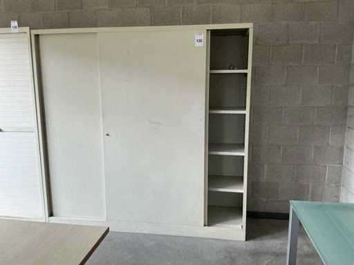 Metal filing cabinet