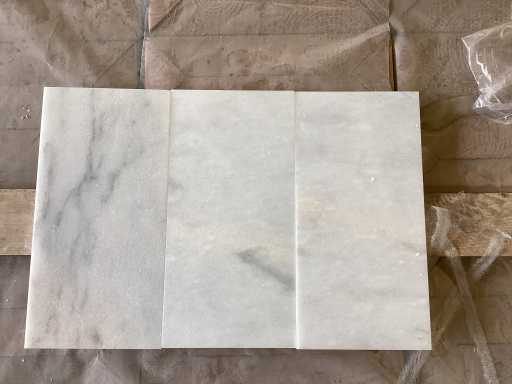 Natuursteen Marmer Wit Gezoet Vloertegel 15,2x30,5 cm 66 m²