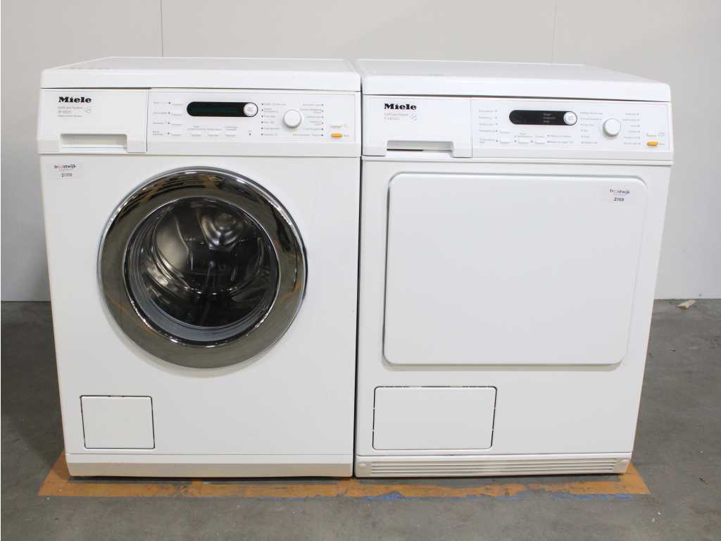 Miele W 5825 SoftCare System Washing Machine & Miele T 8423 C SoftCare System Dryer
