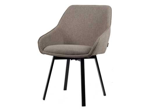 Créez des chaises à manger en tissage taupe (2x)