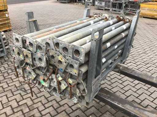 Hünnebeck | Vloerschutten, buisvormige stalen steunen Europlus 260 DB | so001059 V13