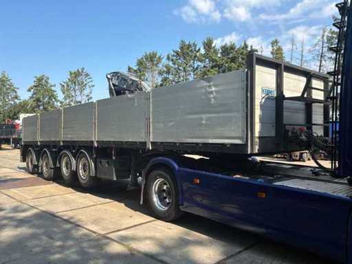 2002 Pacton TTD450 Sattelauflieger mit Knowledge 11.000 Kran