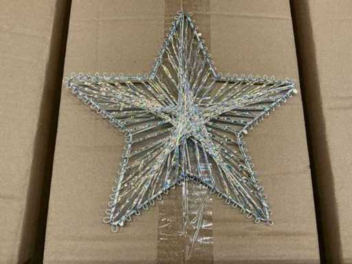 Partij christmas star 25cm iridescent (800x)