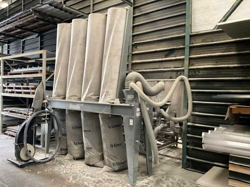 2023 Limoco 4M-SB-4KW Filter afzuiginstallatie 4 zakken