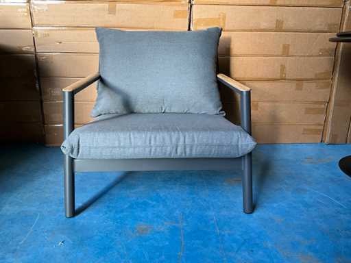 Tremezzo Aluminium-Loungesessel