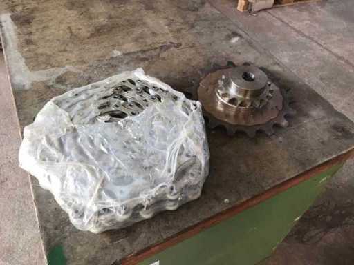 Kette mit Zahnrädern