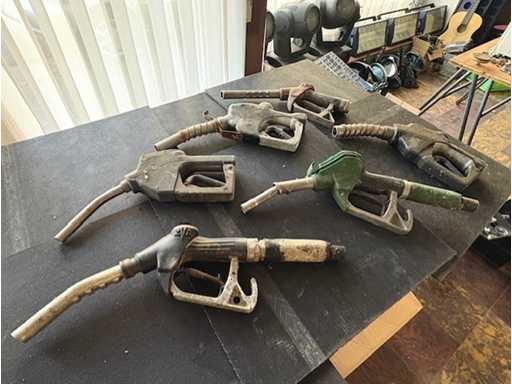 Tank Station bediening vintage (6X)