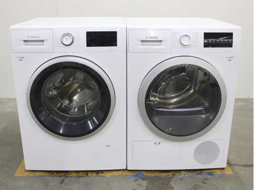 Bosch Serie|6 EcoSIlence Drive Wasmachine & Bosch Serie|6 Wasdroger