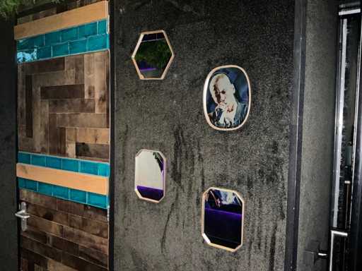 Set decoratie spiegels (10x)