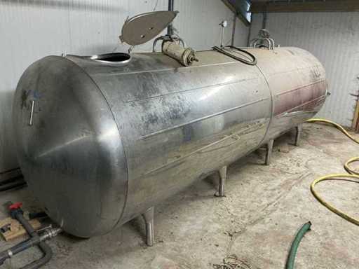 Null 6000-liter-Edelstahltank