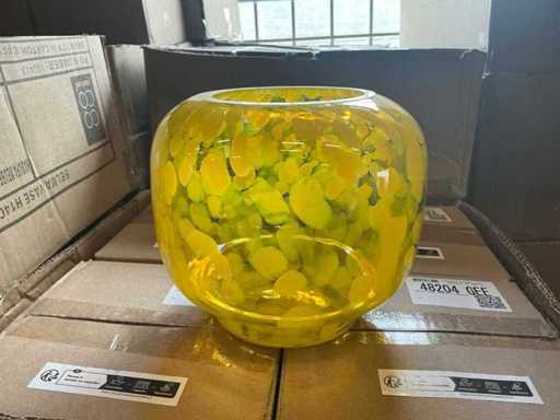 Lot Coco Maison Selma Vase H14cm yellow (73x)