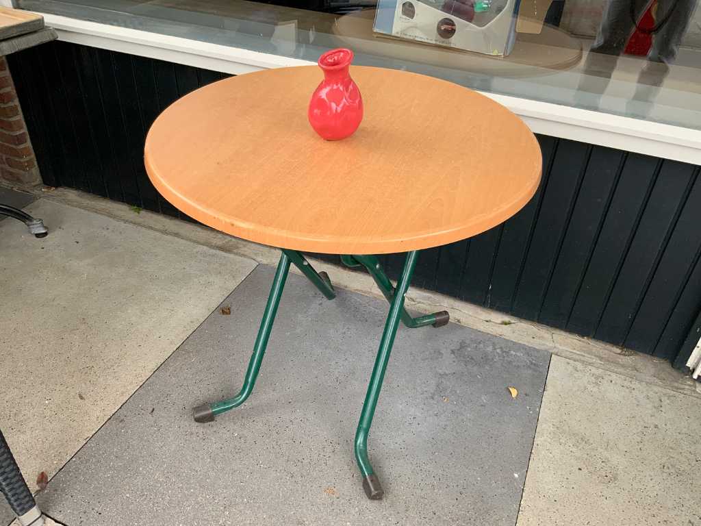 Table de patio pliable