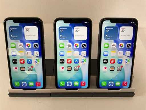 Apple iPhone 11 - 64GB - Negru (3x)