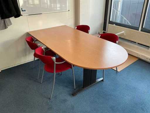 Besprechungsset mit 4 Vorsitzenden