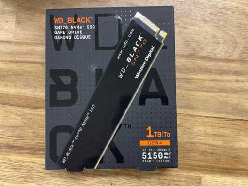 WD Black SN770 NVMe SSD Game Drive