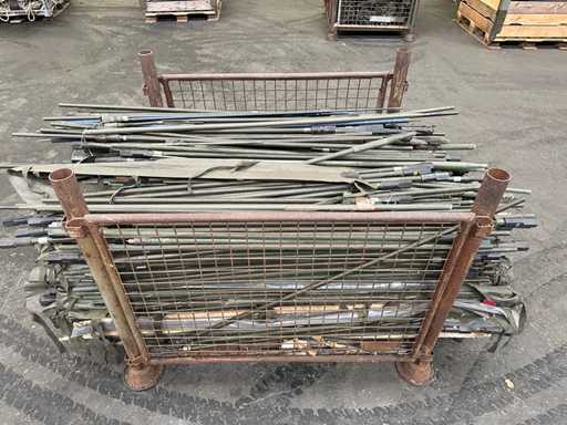 Lot de stâlpi de carbon