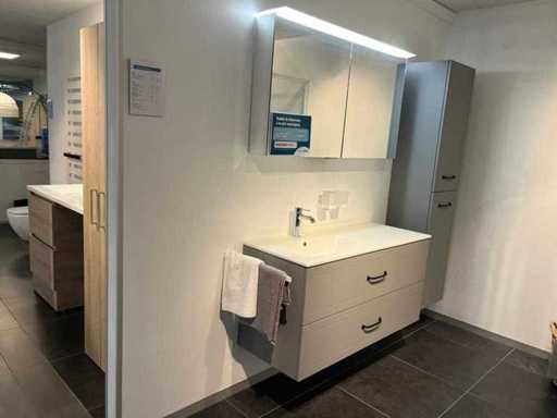 Sanijura - Halo XL 120cm - Hygiënische artikelen - Badkamermeubelset