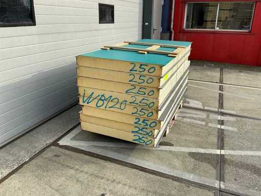 Profil sablowy - WB 120 - Panele kanapkowe (10x) 20 m2