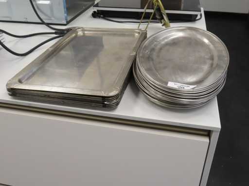 RVS serveerschaal (23x)