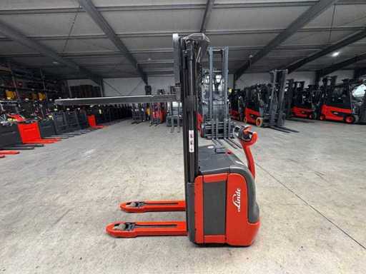 2019 Servicio + UVV 06/2027 Linde L16i 1.600 kg Dúplex 284 cm Transpaleta Hormiga 3.822 horas