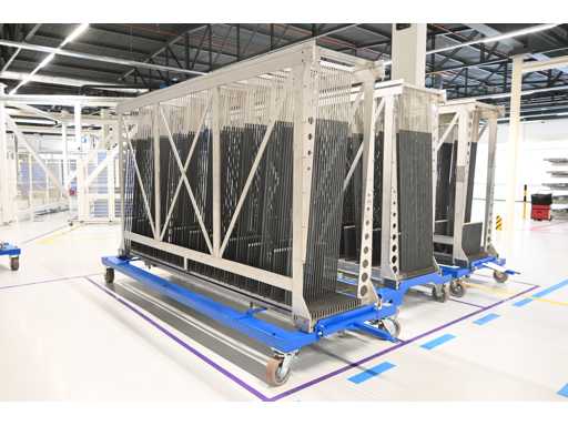 2020 - Masévon - VCC- 20-piece detachable glass rack transport trolley - trolley 9