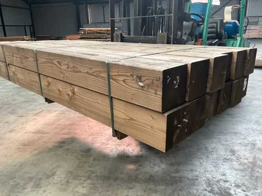 Douglas Garden Pfosten dreifach geklebt 250x20x20 cm (4x)