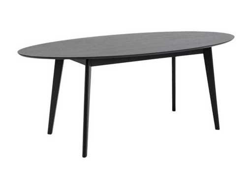 fonQ - Masa de dining bolt - 200 x 90 cm - Negru - Masă de dining