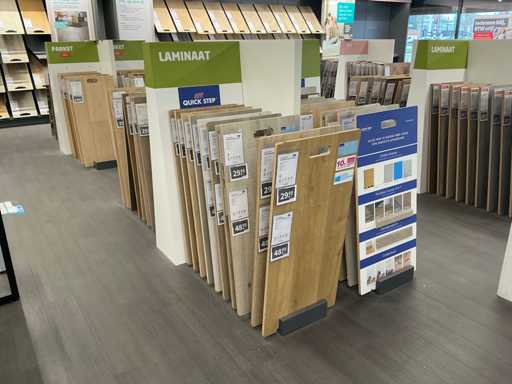 Partij vloersamples incl display